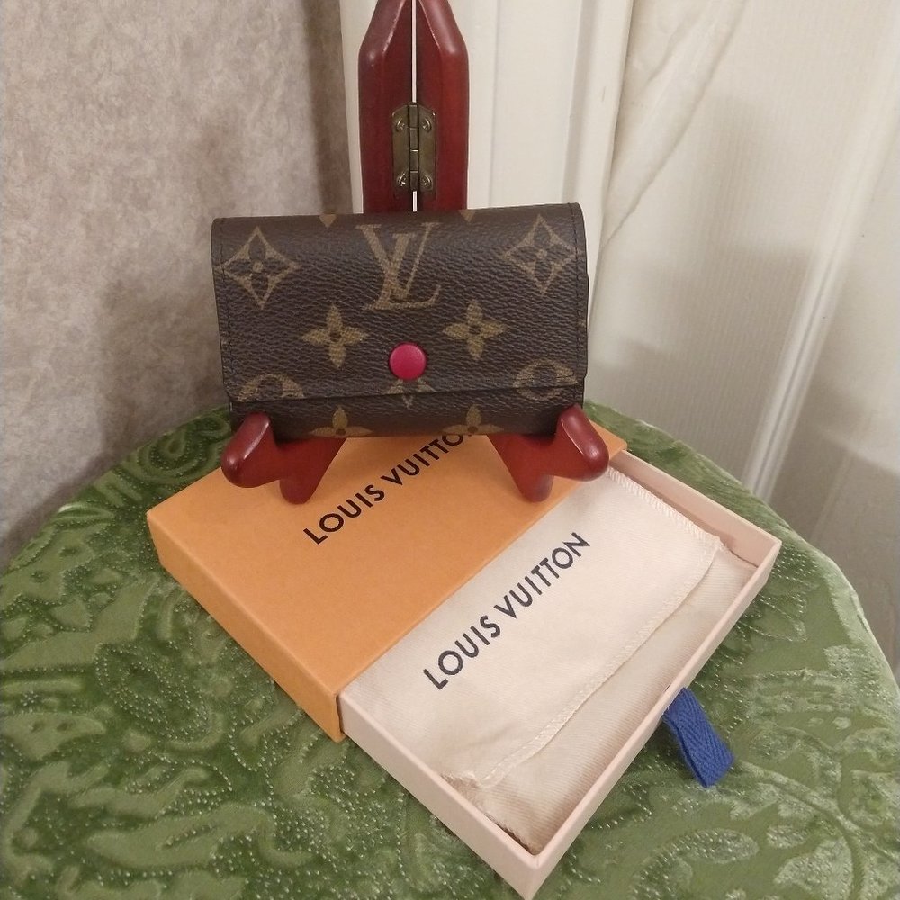 Louis Vuitton 6 Key Case Fuchsia